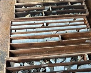 Testemunhos minerais do projeto em Tocantins